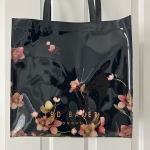 TED BAKER London - Large Zinacon Aboretum Icon Tote Shopper Bag in Dark Blue